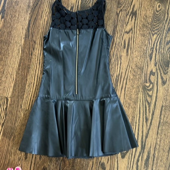 Ella Moss Girl Faux Leather Dress - Picture 7 of 7